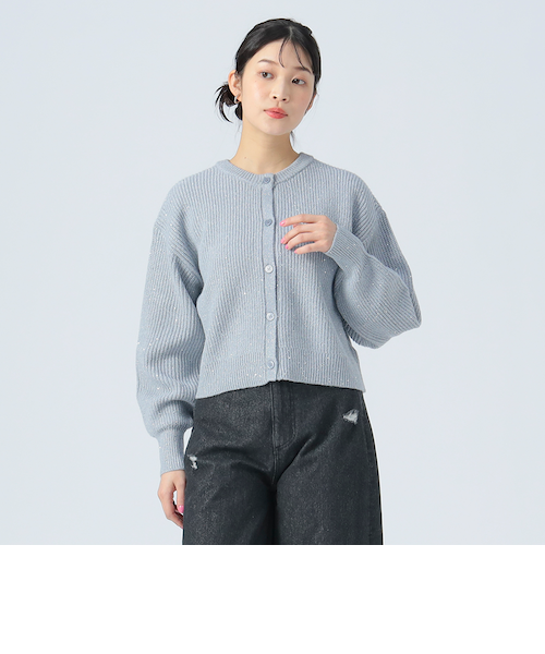 SHIPS Primary Navy Label:〈手洗い可能〉メッシュ ニット プル