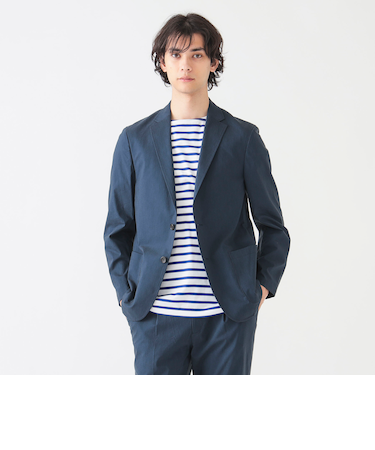 【セットアップ対応】麻ブレンド 2ボタンジャケット 25SS（S～XL・接触冷感・イージーケア）