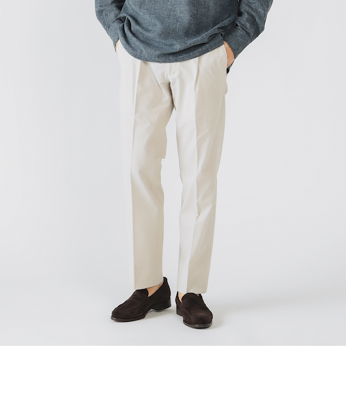 【セットアップ対応】SOLOTEX(R) ドビー 1プリーツ イージースラックス 25SS（S～XL・ストレッチ・防シワ性）
