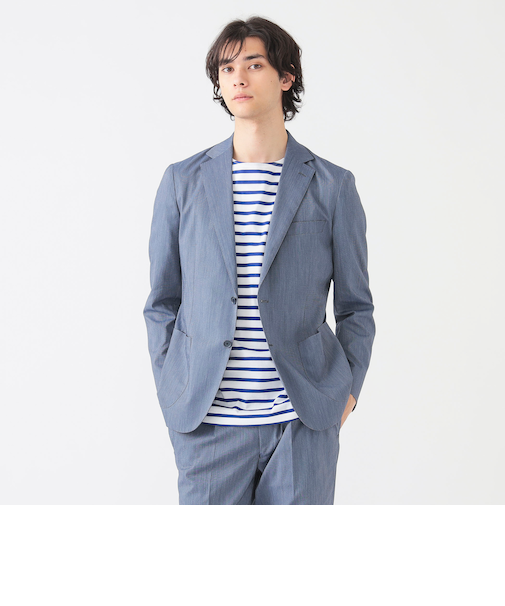 SOLOTEX(R)  麻 2ボタン ジャケット 25SS（S～XL・セットアップ対応）