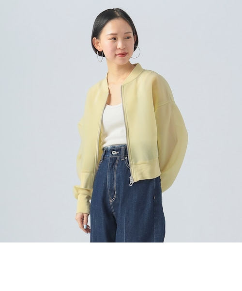 【新品未使用】BEAUTY&YOUTH ウールライク ショートジップブルゾン ウールライク ショートジップブルゾン｜ユナイテッドアローズ