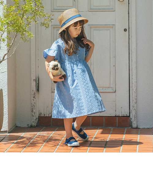 定価8万円 SIMONETTA 総レースワンピース 138 SETTAN/セッタン】総レース/ Vネック/ ノースリーブ/ Aライン