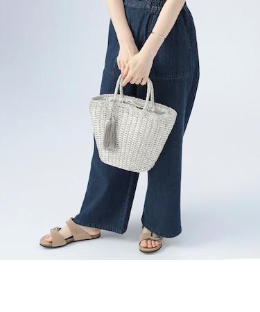 フリンジ カゴバッグ