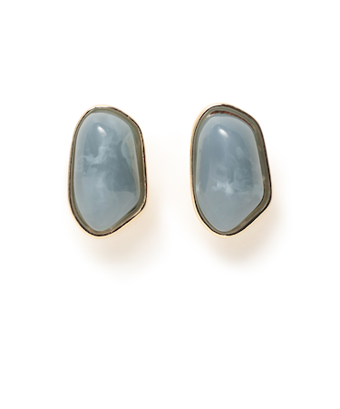 ロング ストーン ピアス