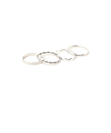 4セット デザインリング（セットアイテム）