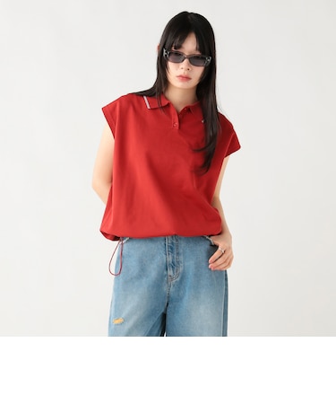 ドロスト ノースリーブ ポロニット