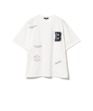 レタード ショート スリーブ Tシャツ