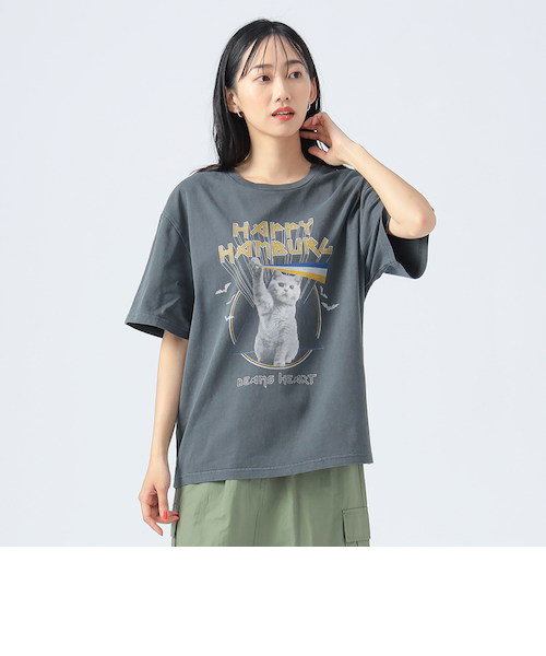 EXCLUSIVE】ハッピーハンバーグ キャットビーム Tシャツ｜ビームス