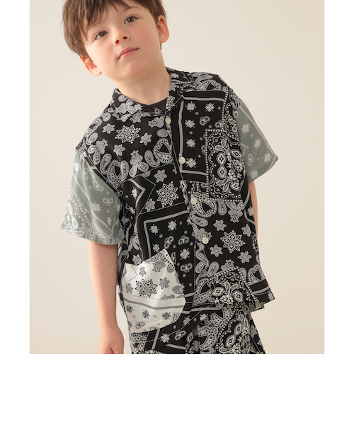 バンダナ柄 シャツ 2025SS（90～130cm）｜ビームスアウトレット