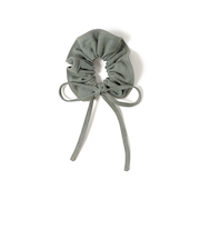 デニム リボン シュシュ