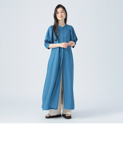 麻朝 ギャザー ワンピース｜ビームスアウトレットのアウトレット