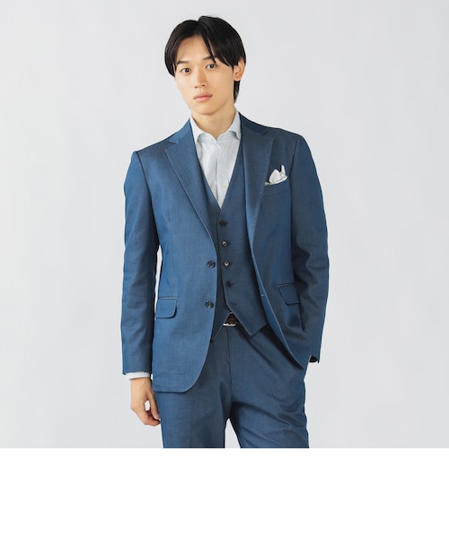 【INDIGO】ストレッチ デニム 2ボタン ジャケット ストレッチ デニム 2ボタン ジャケット｜ビームスアウトレットの