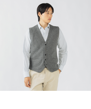リップルニット ジレ 25FW（S～XL）