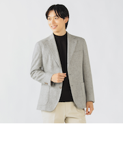 ミックスツイルツイード 3ボタン ジャケット25AW（セットアップ対応）