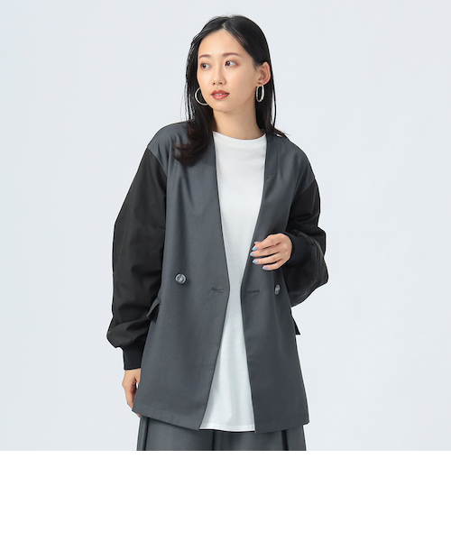 glamb⭐︎メンズ3 グラム モッズコート 金ボタン Pコート レッド