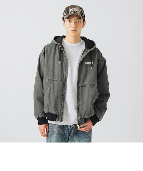 オブレロ　ダックコットンパーカー　ダークブラウン　サイズ2 GMS コットンダック パーカー｜ビームスアウトレットの