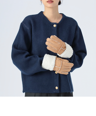 フェイク ムートン グローブ