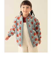 ジャカード ボア ブルゾン 2025FW（90～140cm）