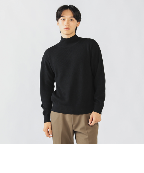 アゼ編み ハイネック ニット プルオーバー（S～L）