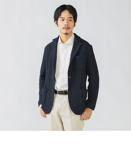 ウールブレンドニット 2ボタン ジャケット 25FW｜ビームスアウトレット
