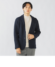 ウールブレンドニット 2ボタン ジャケット 25FW（S～XL)