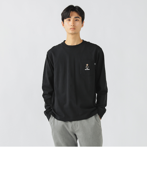 bohemian seoul トップス ロングスリーブ LA BELLE ETUDE tシャツ ロングスリーブボートネックシアーTOPS