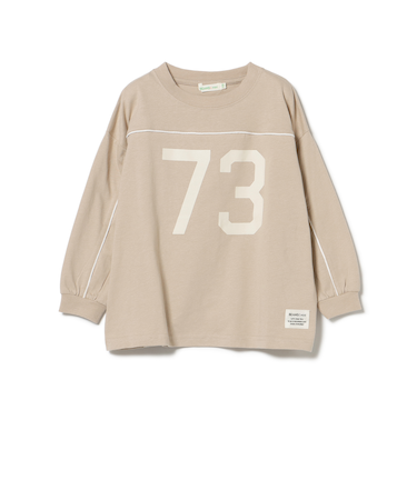 ナンバー ロゴ ロングスリーブ Tシャツ 2025FW（90～130cm）
