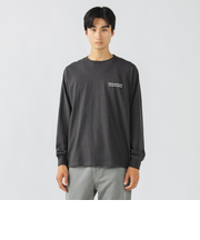 ハート スター バックプリント ロング スリーブ Tシャツ