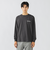 ハート スター バックプリント ロング スリーブ Tシャツ