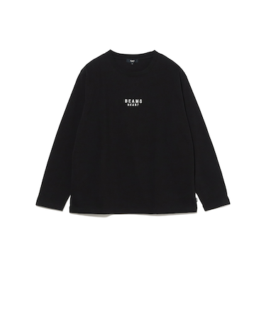 BEAMS HEART ロゴ 起毛 ロングスリーブ