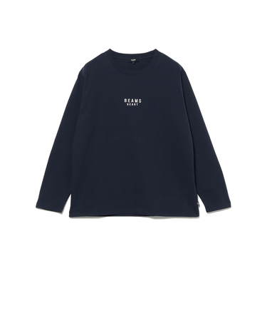 BEAMS HEART ロゴ 起毛 ロングスリーブ