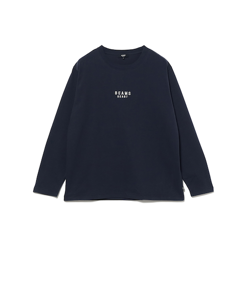 BEAMS HEART ロゴ 起毛 ロングスリーブ