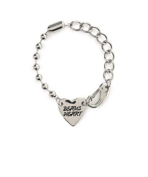 ハート ロゴプレート ブレスレット