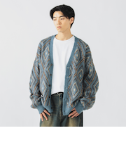 シャギータッチ Vネックカーディガン