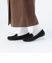 フェイクファー モカシン
