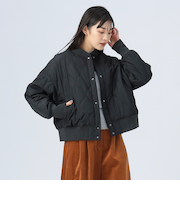 リバーシブル キルティング ブルゾン