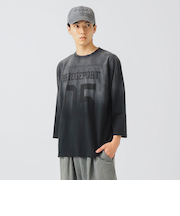 フェード フットボール ロング スリーブ Tシャツ