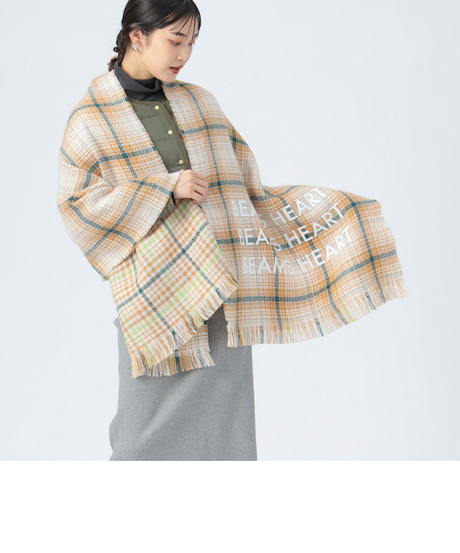 リバーシブル ロゴ ストール