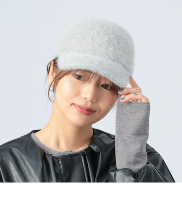 フェイクファー キャップ