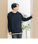 微起毛 ダブルフェイス フェイクレイヤー カットソー