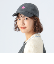B-HEART ロゴ フリース キャップ