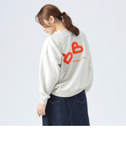 B-HEART サガラ Bハート スウェット