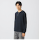 サカリバ フェイク レイヤード ヘンリーネック ロングスリーブ Tシャツ