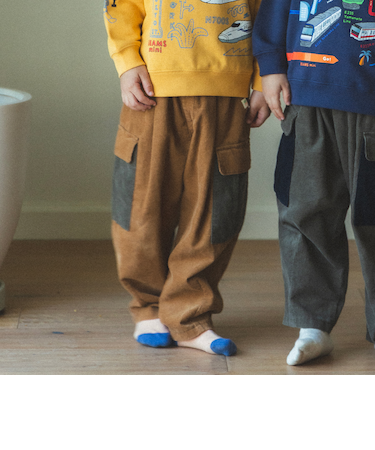 細コール カーゴパンツ 2025FW（90～140cm）