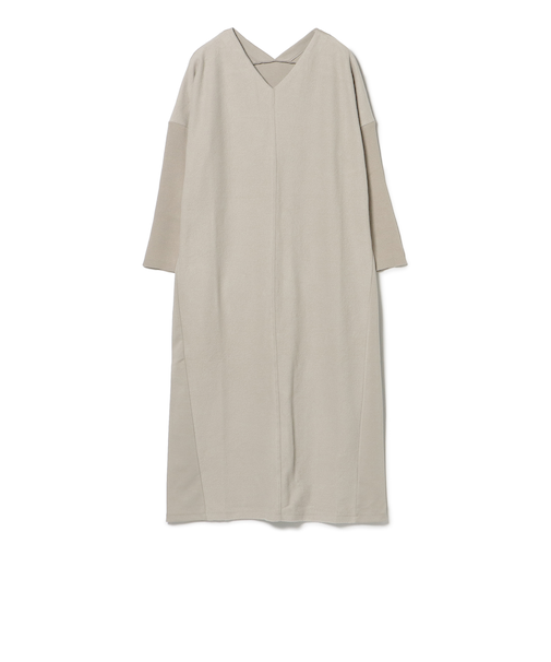 異素材 カットソー ワンピース