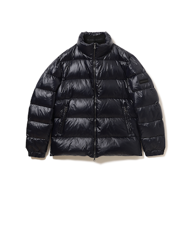 シャイニー スタンドカラー ダウン ジャケット