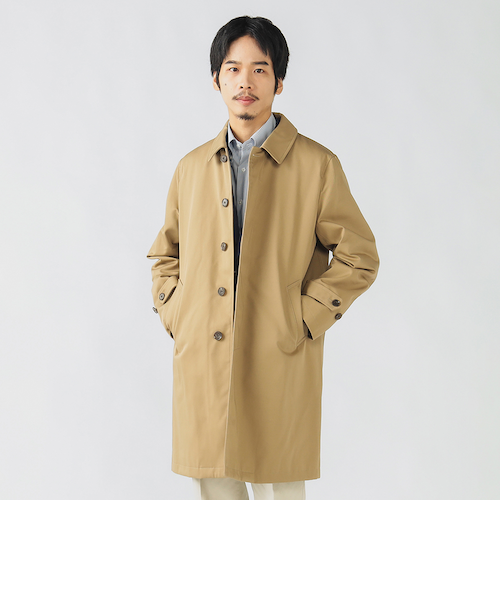 撥水 ギャバジン ステンカラーコート｜ビームスアウトレットの