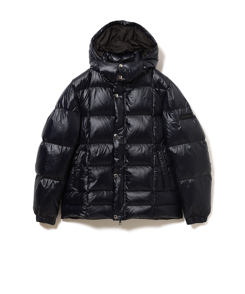 シャイニー フード ダウン ジャケット