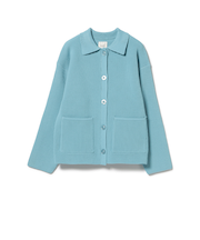 ビッグボタン ニット ジャケット