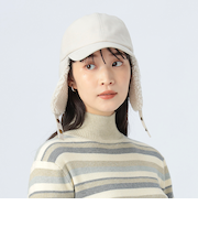 ボア イヤーフラップ付 キャップ